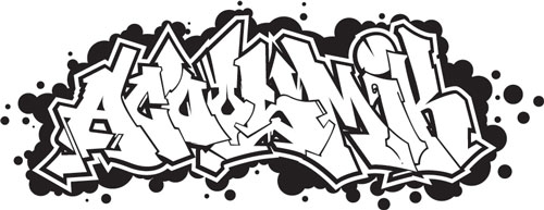 logo du groupe de rap, hip-hop du havre: acoosmik