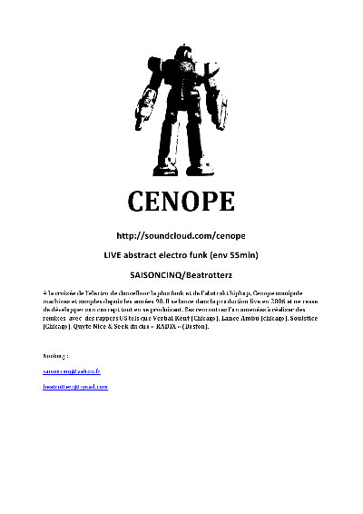 cenope press kit