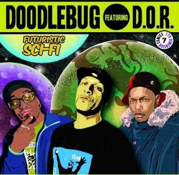 doodlebug of digable planets featuring dor futuristic sci-fi cover