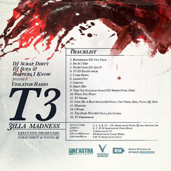t3 3illa madness back cover