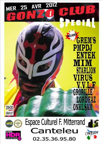 gonzo club special espace culturel francois mitterrand 25 avril 2012