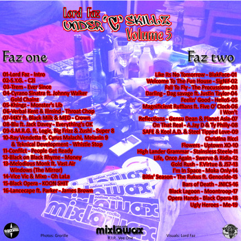 Lord Faz - under C skillz Volume 5 back cover