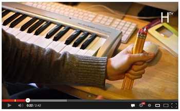 Malek Makes a Beat with Only Pencils