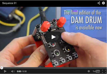 The Dam Drum 3 + MIDI video