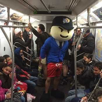 Duck Down Man - No Pants Subway Ride 2014 video