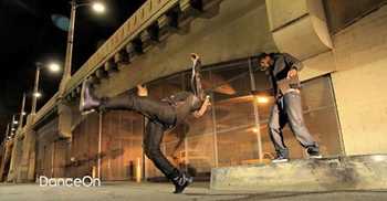Lil Buck and Prime Tyme of New Styles Krew dance under a bridge to Tricksters and Fools video