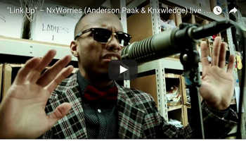NxWorries (Anderson.Paak and Knxwledge) - Link Up video live in the Dungeon