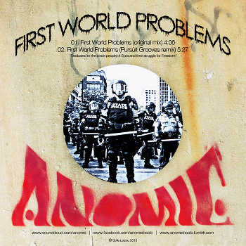 Anomie - First World Problems