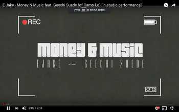 E Jake feat. Geechi Suede - Money N Music video
