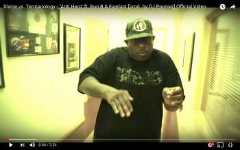 Slaine vs. Termanology feat. Bun B Everlast - Anti Hero video