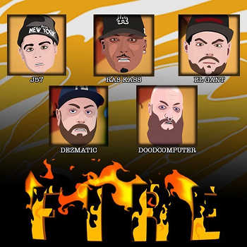 JOAT SLNM feat. Jamo Gang (J57, Ras Kass, El Gant, Dezmatic Doodcomputer) - Fire video