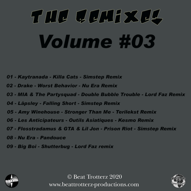 Beat Trotterz - The Remixes Volume #03 back cover