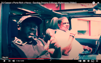 DJ Caesar x Porta Rich x Havoc - Escobar Dreams G-Money Nightmares video
