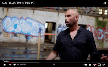 JOJO PELLEGRINO - SPIKED BAT video