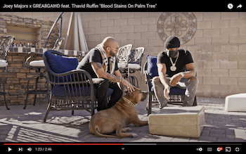 Joey Majors x GREA8GAWD feat. Thavid Ruffin - Blood Stains On A Palm Tree video