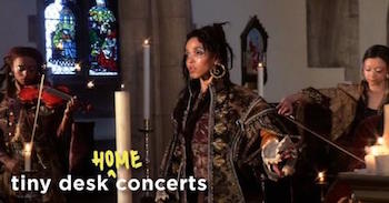 KA twigs: Tiny Desk (Home) Concert