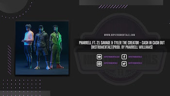 Pharrell Williams feat. 21 Savage, Tyler, The Creator - Cash In Cash Out video