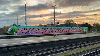 Wholetrain Compilation Episode 07 - Graffiti Bombing on Trains