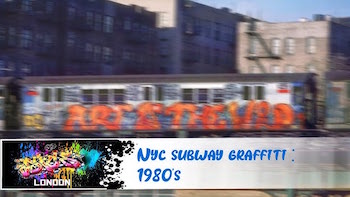 NYC Subway Graffiti from the 1980s