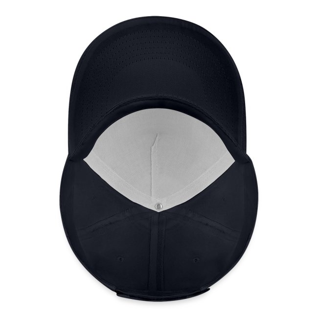 Classic Organic Cotton Cap Anthem Logo, velcro fastener, dark navy, bottom