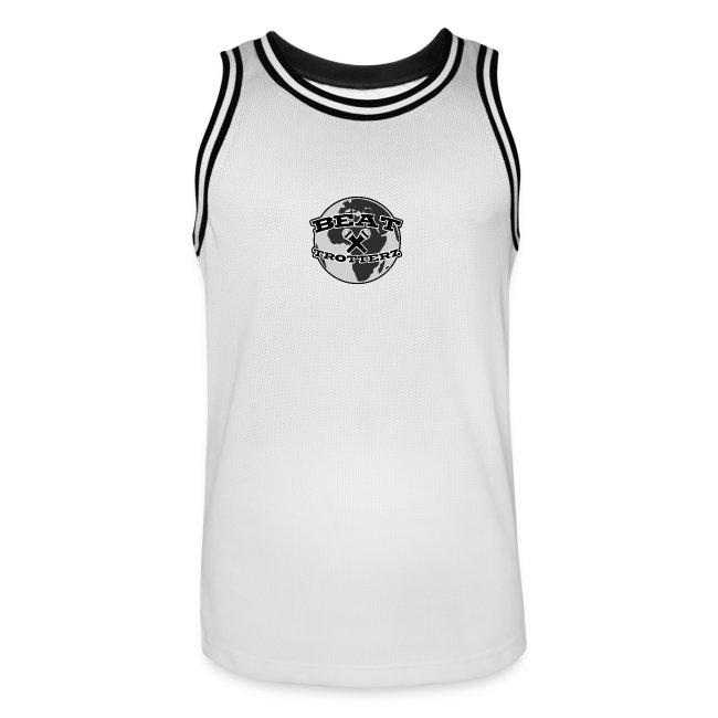Men's Basketball Jersey Anthem Logo, white / black, front