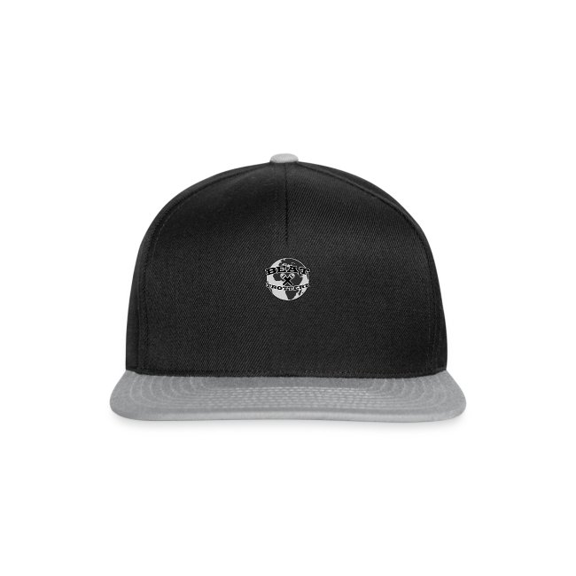 Snapback Hat Anthem Logo, black / grey, front