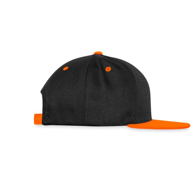 Snapback Hat Anthem Logo, black / orange, right side