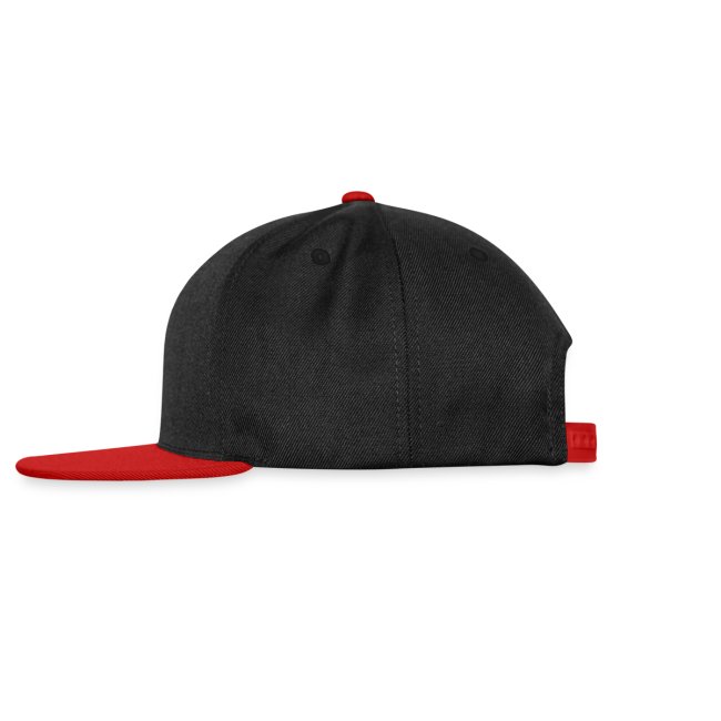 Snapback Hat Anthem Logo, black / red, left side