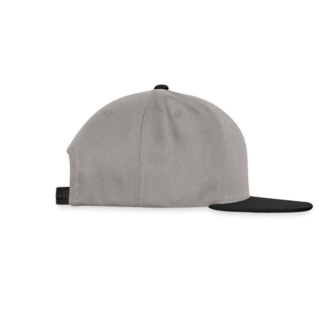 Snapback Hat Anthem Logo, grey / black, right