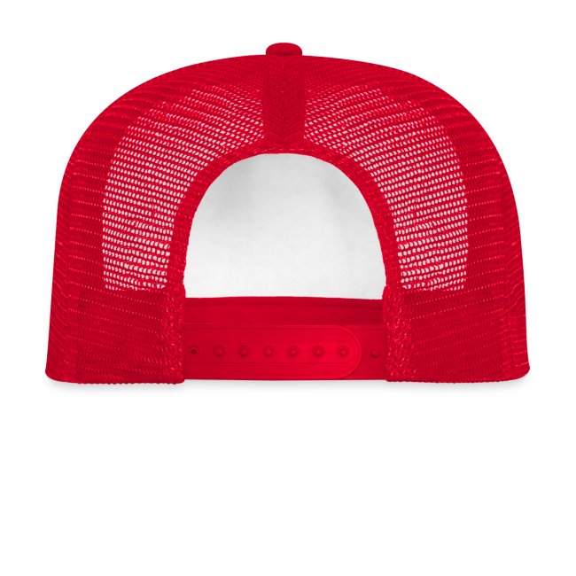 Trucker Cap Anthem Logo, red / white, back