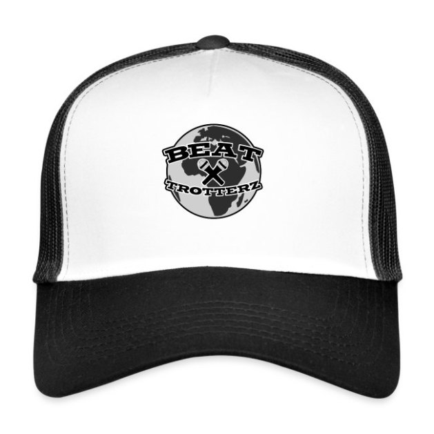 Trucker Cap Anthem Logo, black / white, front