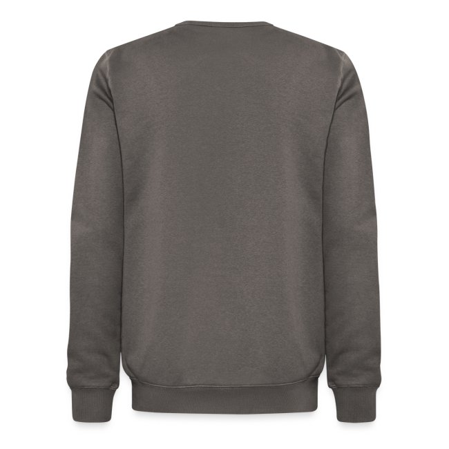 Beat Trotterz Apparel: Crewneck Sweathshirt Anthem Logo, graphite grey, back