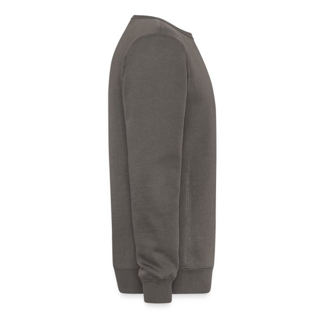 Beat Trotterz Apparel: Crewneck Sweathshirt Anthem Logo, graphite grey, side