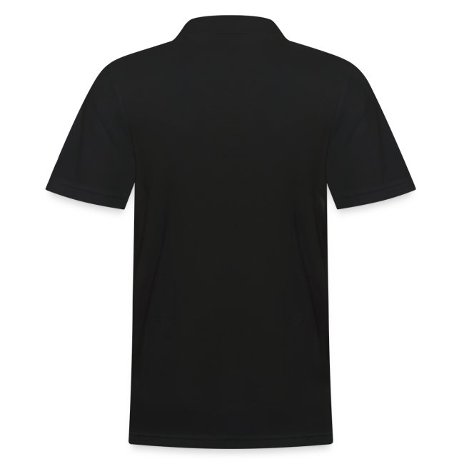 Beat Trotterz Apparel: Men Polo Anthem Logo, black, back