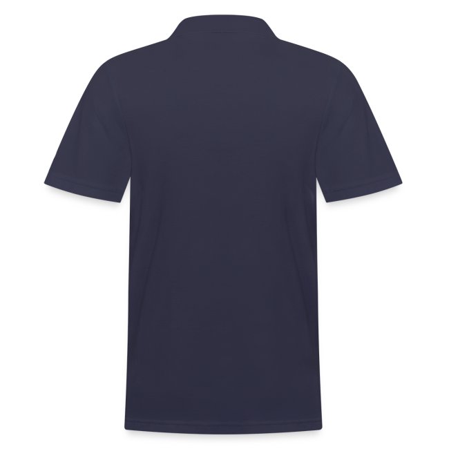 Beat Trotterz Apparel: Men Polo Anthem Logo, navy blue, back