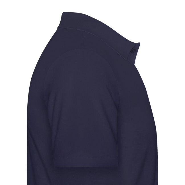 Beat Trotterz Apparel: Men Polo Anthem Logo, navy blue, side