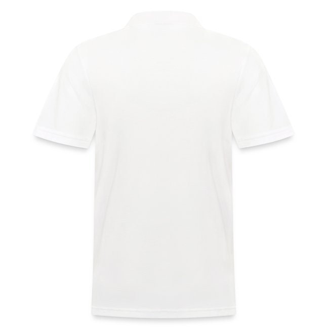 Beat Trotterz Apparel: Men Polo Anthem Logo, white, back