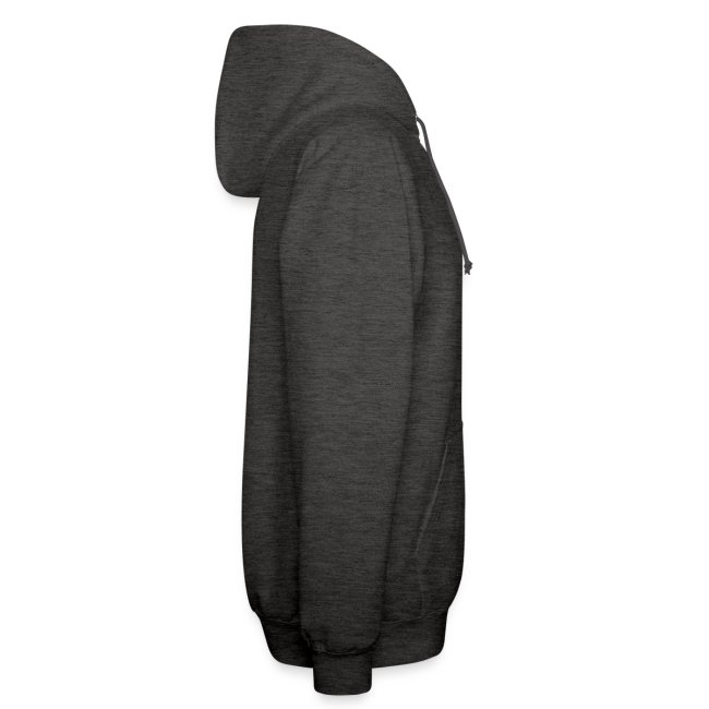 Beat Trotterz Apparel: Unisex Cotton Hooded Jacket Anthem Logo, dark heather grey, side