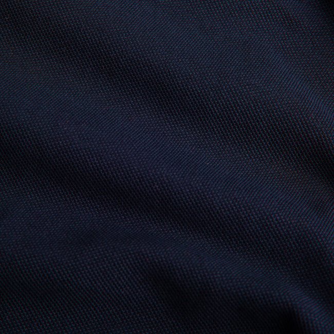 Beat Trotterz Apparel: Unisex Organic Prepster Longsleeves Polo Anthem Logo, navy blue, details