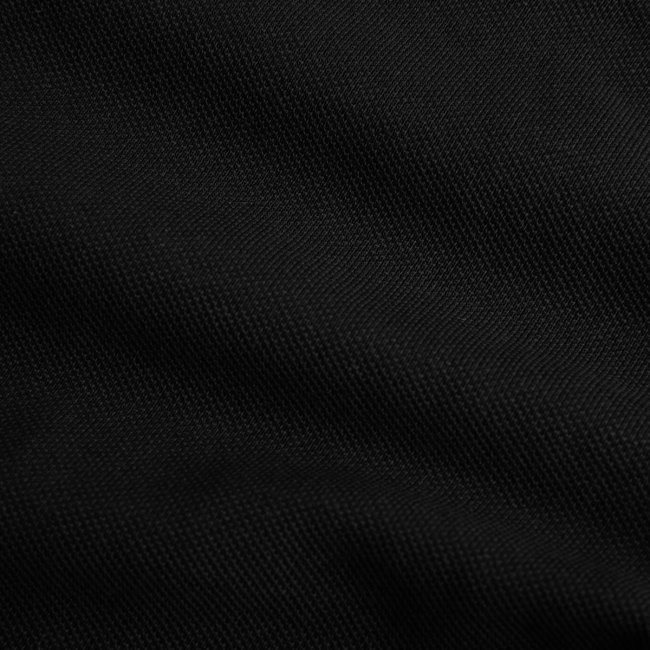 Beat Trotterz Apparel: Unisex Organic Prepster Polo Anthem Logo, black, details