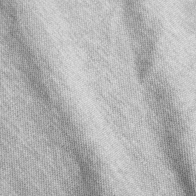 Beat Trotterz Apparel: Unisex Organic Prepster Polo Anthem Logo, heather grey, details