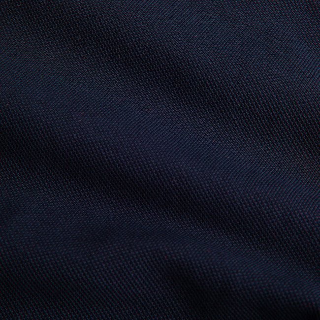 Beat Trotterz Apparel: Unisex Organic Prepster Polo Anthem Logo, navy blue, details