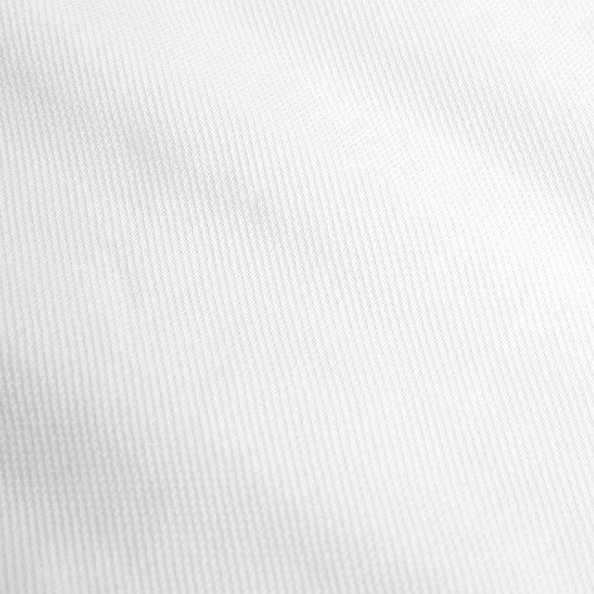 Beat Trotterz Apparel: Unisex Organic Prepster Polo Anthem Logo, white, details