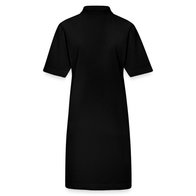 Beat Trotterz Apparel: Woman Polo Dress Anthem Logo, black, back