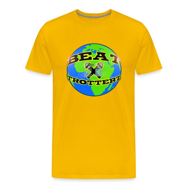 Beat Trotterz Appare: Premium Tee OG Eco Anthem Logo, yellow, front