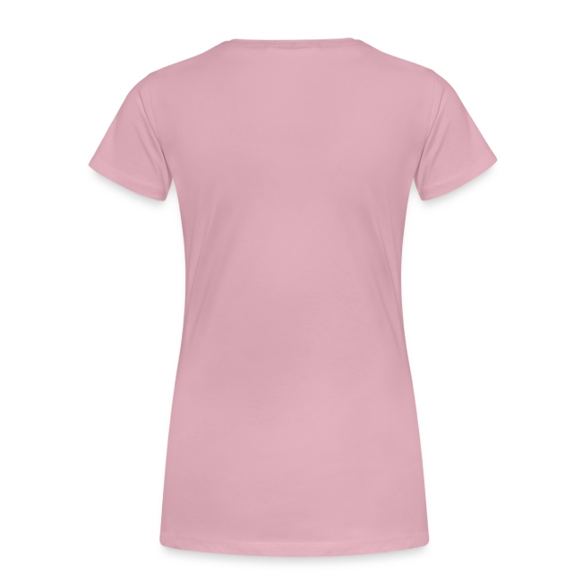 Beat Trotterz Apparel: Premium Women T-shirt Anthem Logo, pink, back