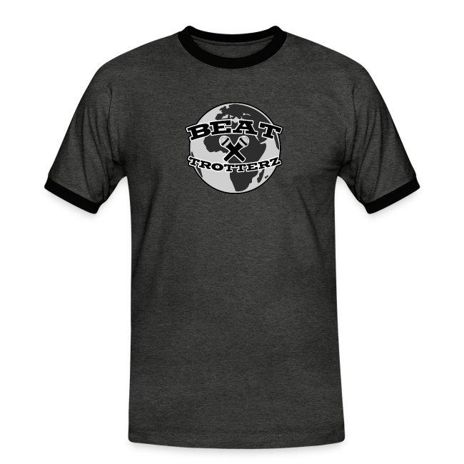 Beat Trotterz Apparel: Two Colors T-shirt Anthem Logo, anthracite / black, front