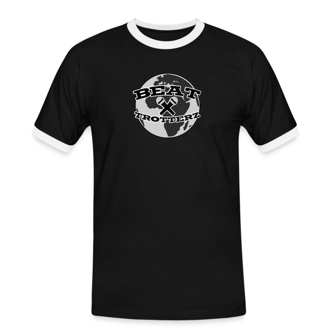 Beat Trotterz Apparel: Two Colors T-shirt Anthem Logo, black / white, front
