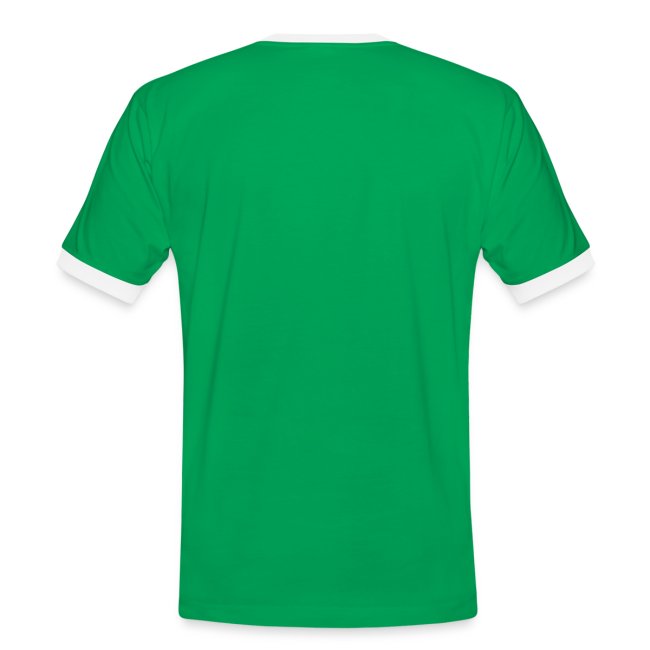 Two Colors T-shirt Anthem Logo, green / white, back