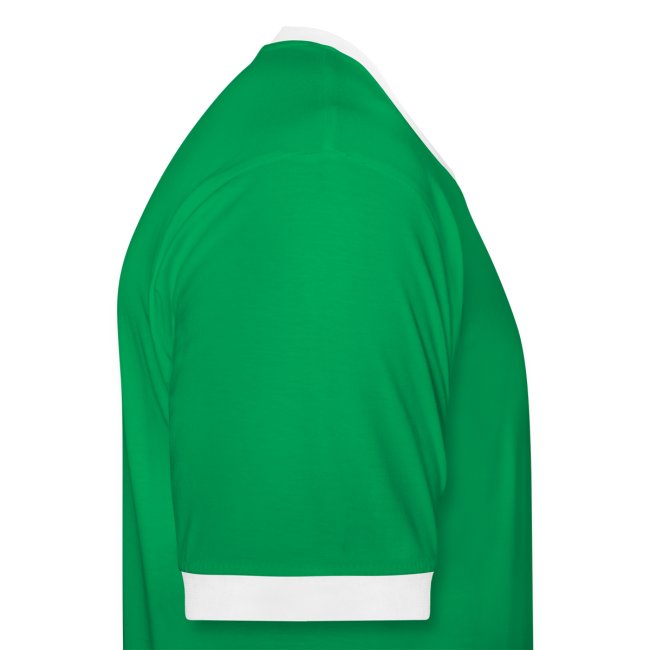 Two Colors T-shirt Anthem Logo, green / white, side